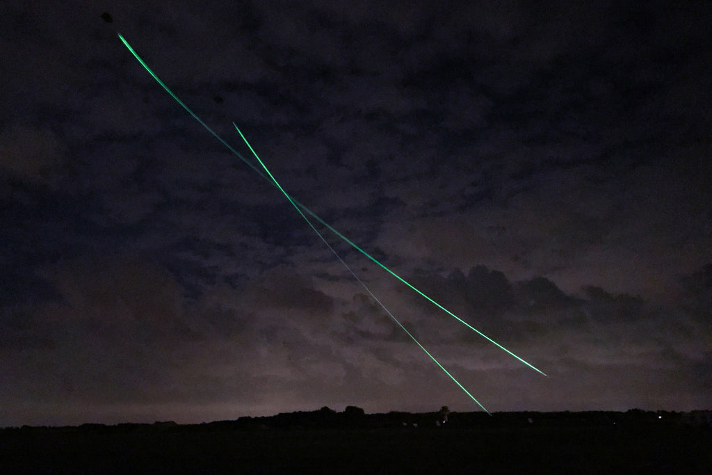 Studio Roosegaarde Illuminates Historic Dutch Levee with Laser Light