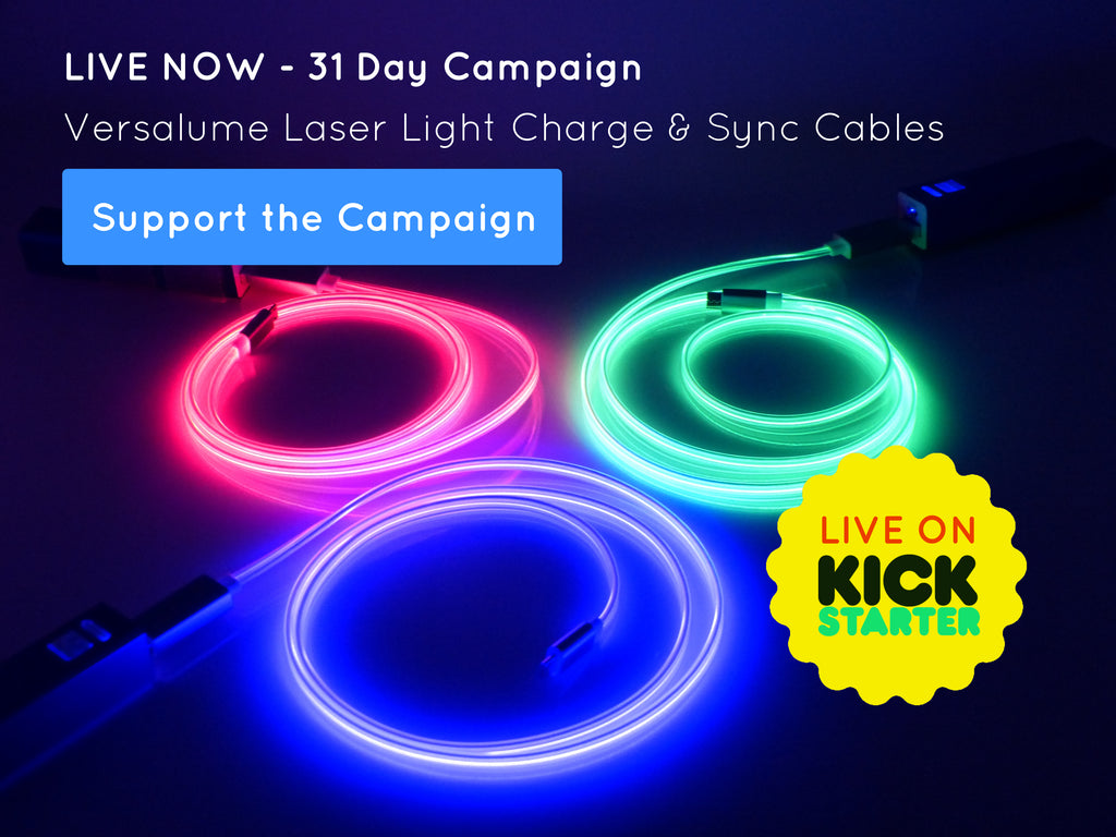 Laser Light Charge & Sync Cable is LIVE on Kickstarter!